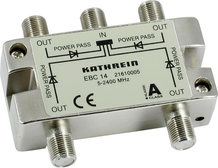 Immagine prodotto Kathrein EBC 14 F 4xF (13 dB, Collettori e ramificazioni)