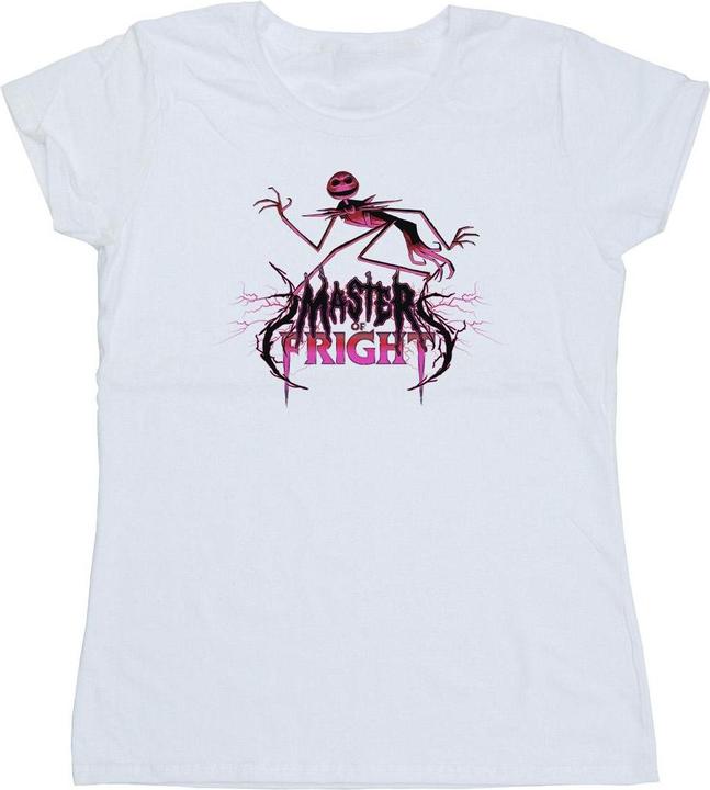 Actual product image The Nightmare Before Christmas Womens/Ladies Master Fright Cotton T-Shirt (L)