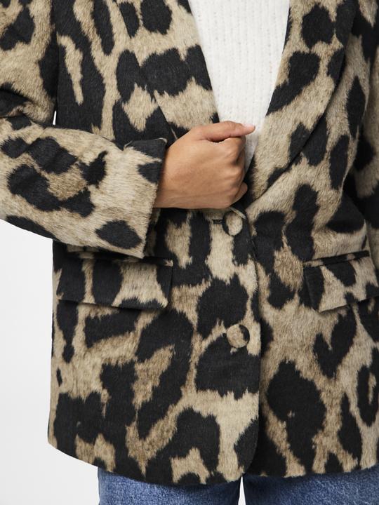 Produktbild Pieces PCDEMI LEOPRINT Einreihiger Blazer (M)