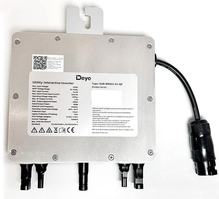 Actual product image Deye Micro inverter