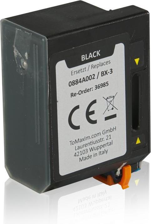 Actual product image Inkadoo Print Cartridges compatible with Canon 0884A002 / BX-3 Print Head Cartridge, black Black (FC)