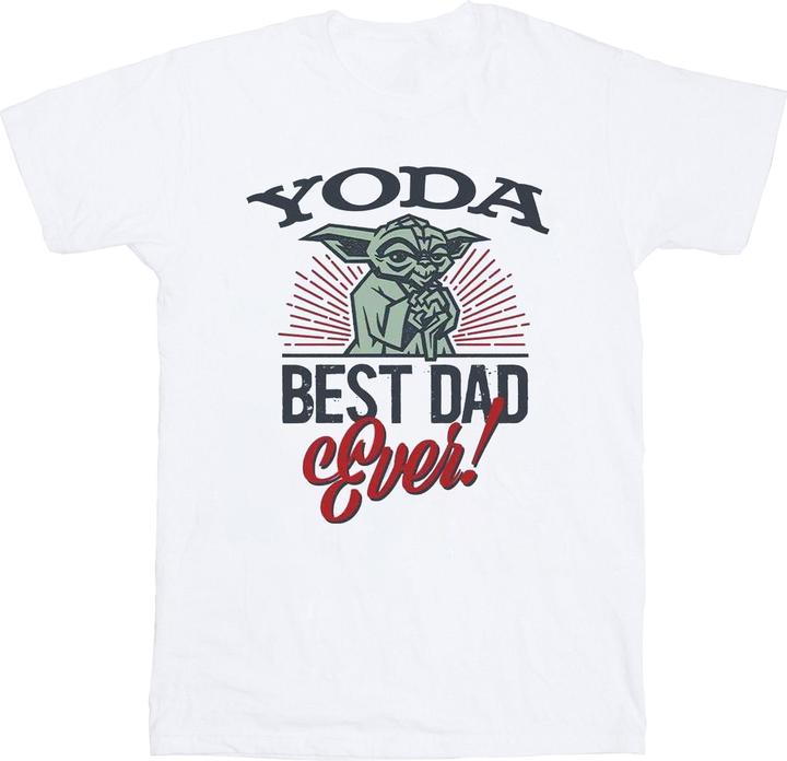 Actual product image Star Wars Mens Mandalorian Yoda Dad T-Shirt (4XL)