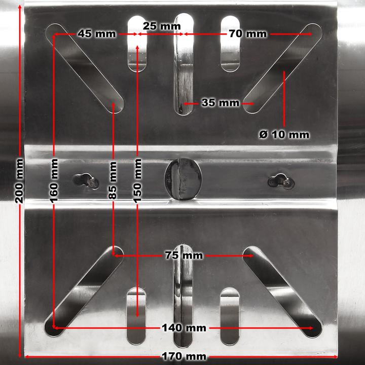 Produktbild Wiltec Edelstahl 50L Membrankessel Hauswasserwerk Ausdehnungsgefäss horizontal (Hauswasserpumpe)