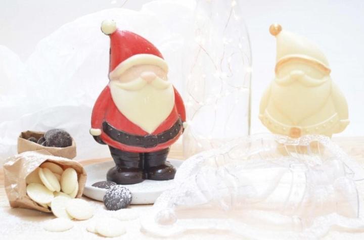 Actual product image ScrapCooking 3D Chocolate Mould, Father Christmas