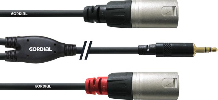 Immagine prodotto Cordial Cfy 1,5 Wmm-Lungo (1.50 m, Connettore da 3,5 mm (AUX), XLR)