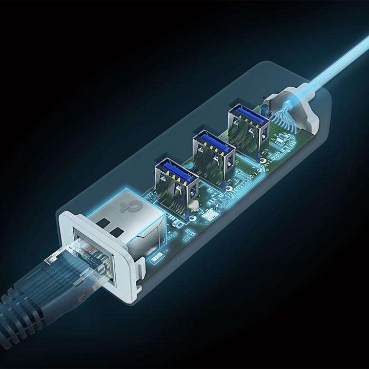 Image du produit TP-Link UE330C (USB 3.0, RJ45 Gigabit Ethernet (1x))