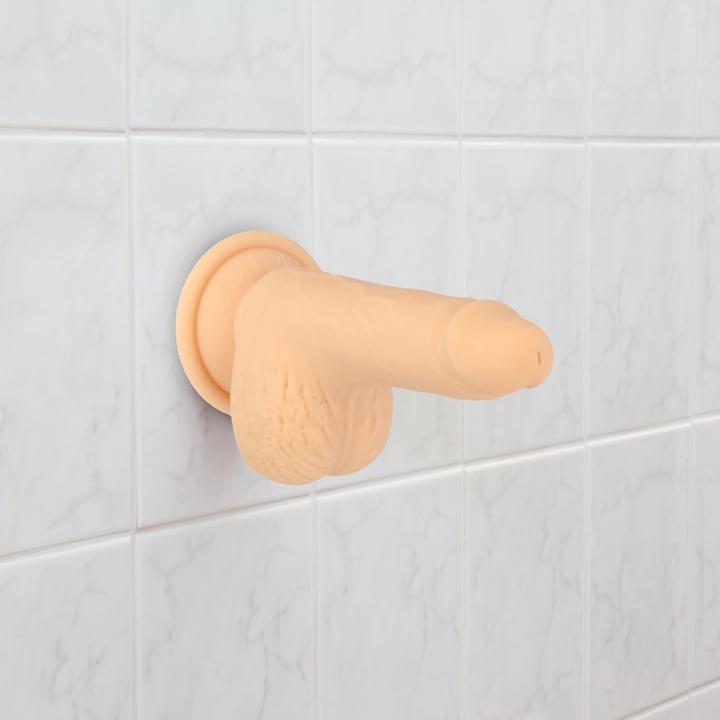 Image du produit Naked Addiction Thrusting Dong avec télécommande 16,5 cm Vanille