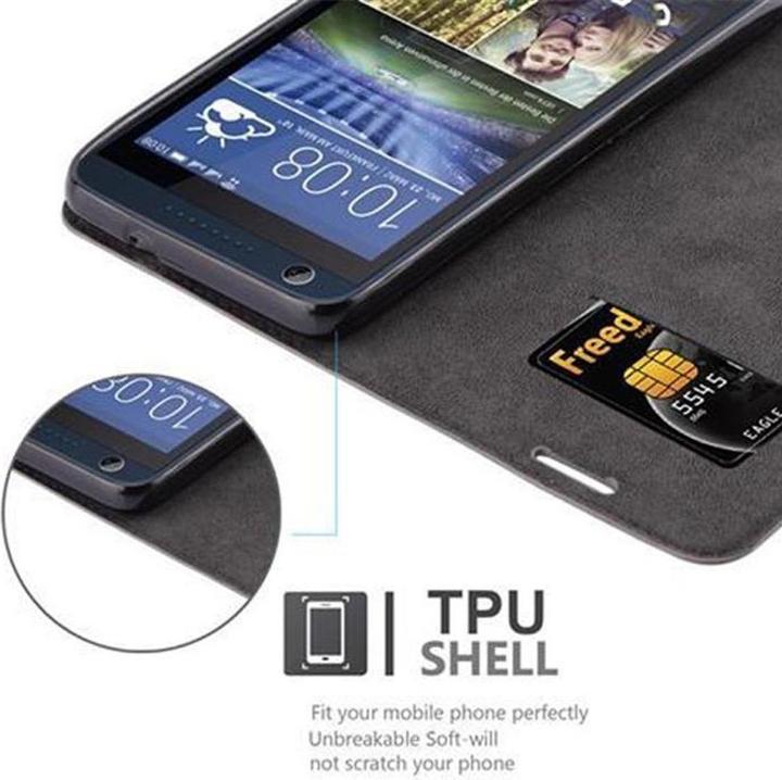 Produktbild Cadorabo Book Invisible Magnet Cover (HTC Desire 626G)