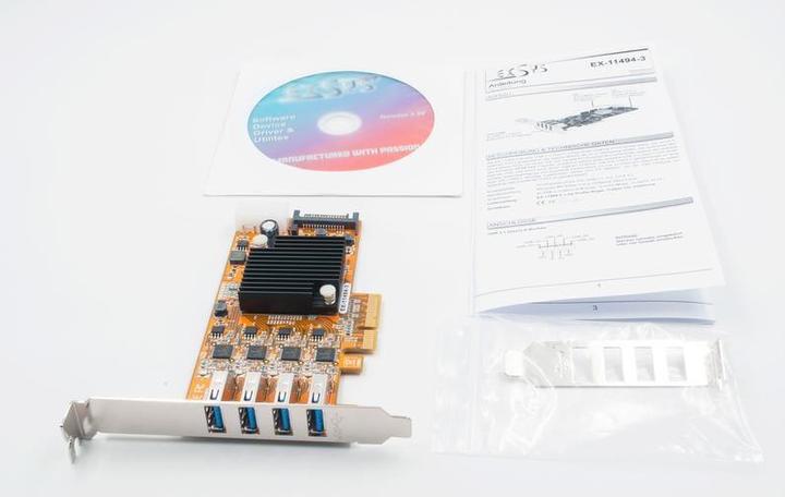 Actual product image Exsys PCI card EX-11494-3