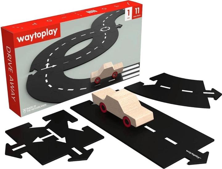 Produktbild Waytoplay Autobahn Starter Kit aus Gummi 16-teilig