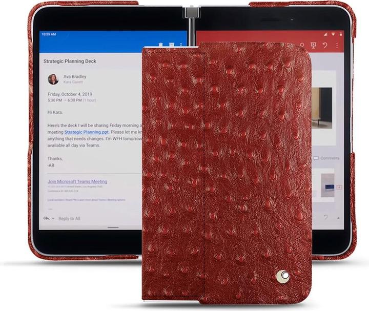 Productafbeelding Noreve Lederen omslag (Microsoft Surface Duo)