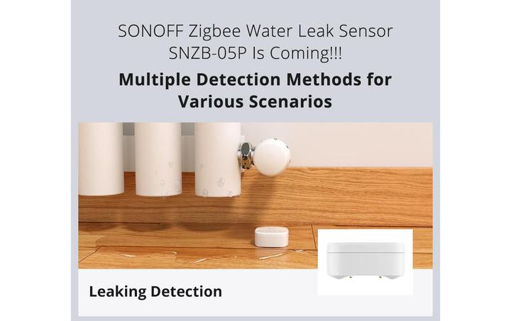 Image du produit Sonoff SNZB-05P Capteur de fuite d'eau ZigBee