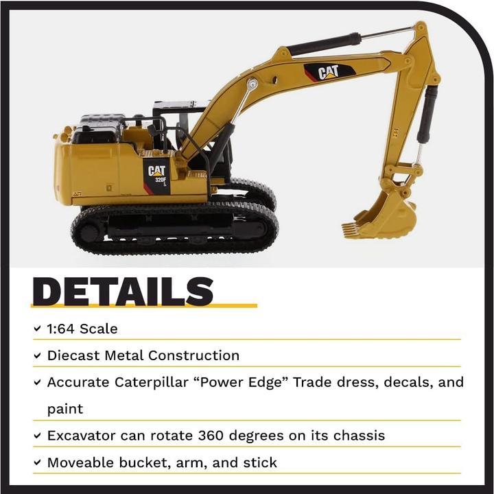 Immagine prodotto Diecast Masters Caterpillar Kettenbagger 320F