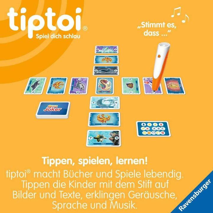 Image du produit Ravensburger tiptoi 00192 Quiz sous l'eau, jeu de quiz pour les enfants à partir de 6 ans, pour 1-4 joueurs (Allemand)