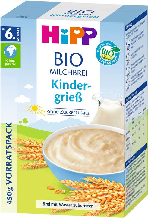 Image du produit Hipp Bouillie de lait bio (450 g)