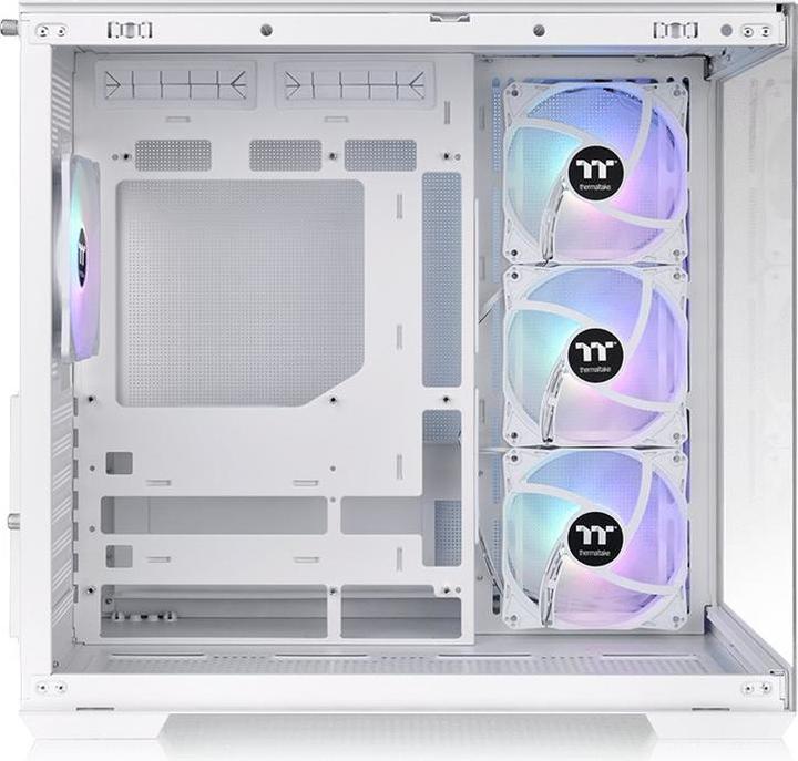 Actual product image Thermaltake View 380 TG ARGB Snow White (Mini-ITX, mATX, ATX)