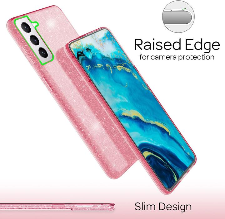 Produktbild Nalia Glitzer Handyhülle (Samsung Galaxy S22+)