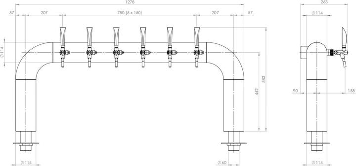 Produktbild Ich-zapfe Schanksäule, Zapfsäule bier - Lindr Cold bridge U6