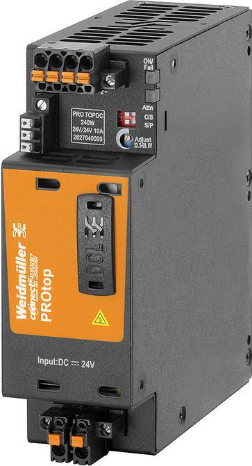 Produktbild Weidmüller PRO TOPDC 24V/24V 10A DC/DC-Wandler 10 A 240 W 28.8 V Ausgangsspannung regelbar