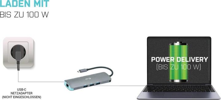 Produktbild i-tec USB-C Nano Dock (USB-C, 3 Ports)