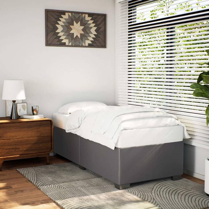 Actual product image VidaXL Faux leather bed frame (90 x 190 cm)