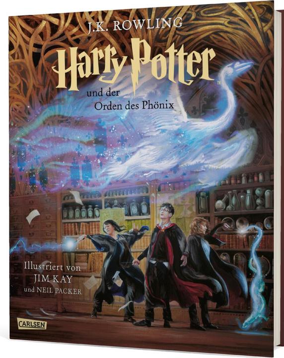 Immagine prodotto Harry Potter und der Orden des Phönix (farbig illustrierte Schmuckausgabe) (Harry Potter 5) (Tedesco, J.K. Rowling, Jim Kay., Neil Packer, Klaus Fritz, 2022)