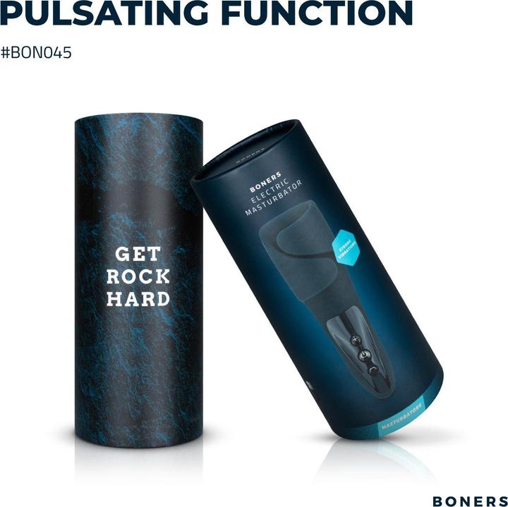 Actual product image Boners Electric Masturbator - Blue