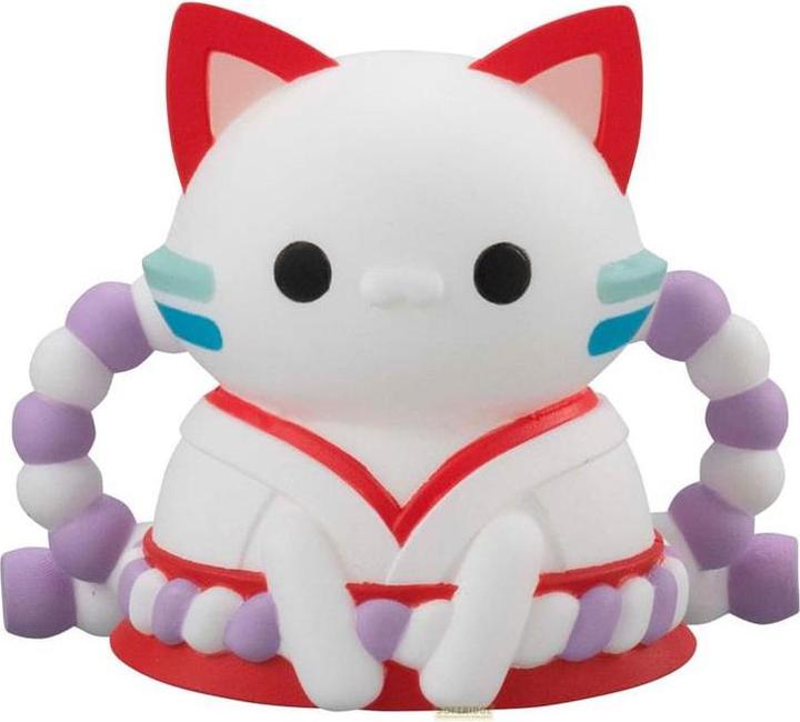 Produktbild Megahouse One Piece Mega Cat Project trading figures NyanPieceNyan! Ver. Luffy in Wano Kuni 3 cm (8)