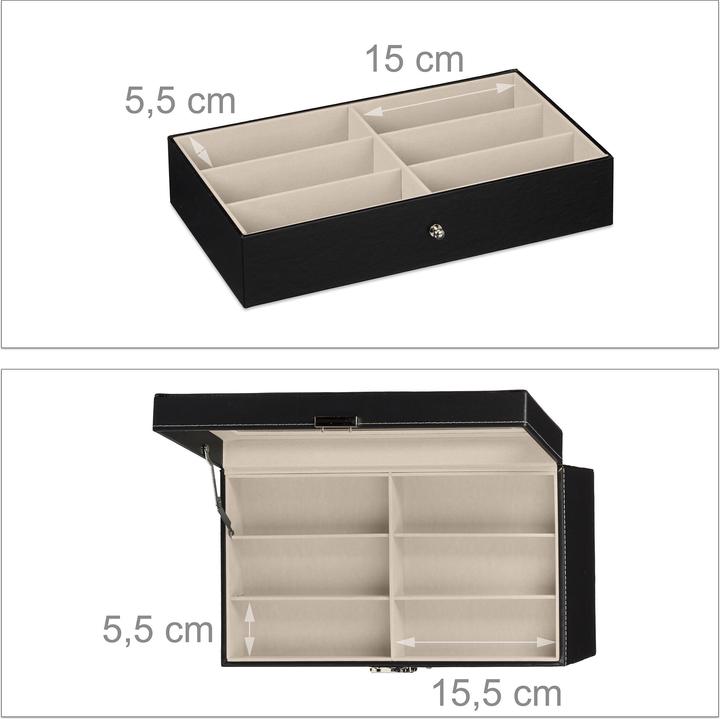 Produktbild Relaxdays Brillenbox
