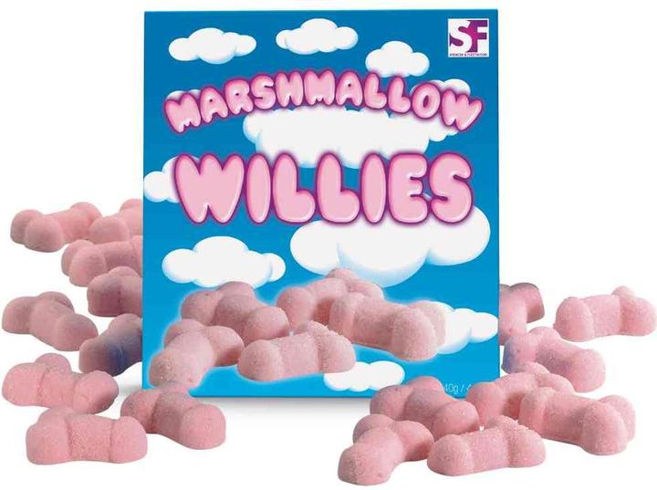 Actual product image Spencer & Fleetwood Marshmallow Willies (24 pcs., 195 g)