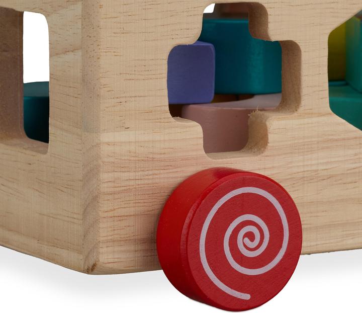 Actual product image Relaxdays Wooden cube