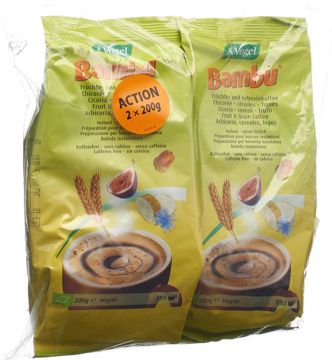 A. Vogel A. Bambu Früchte und Getreidekaffee Nachfüllbeutel DUOPACK (200 g)