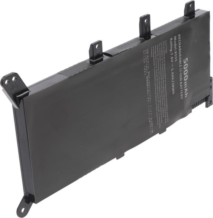 Actual product image AccuCell ASUS X555 battery, C21N1347 (5000 mAh)