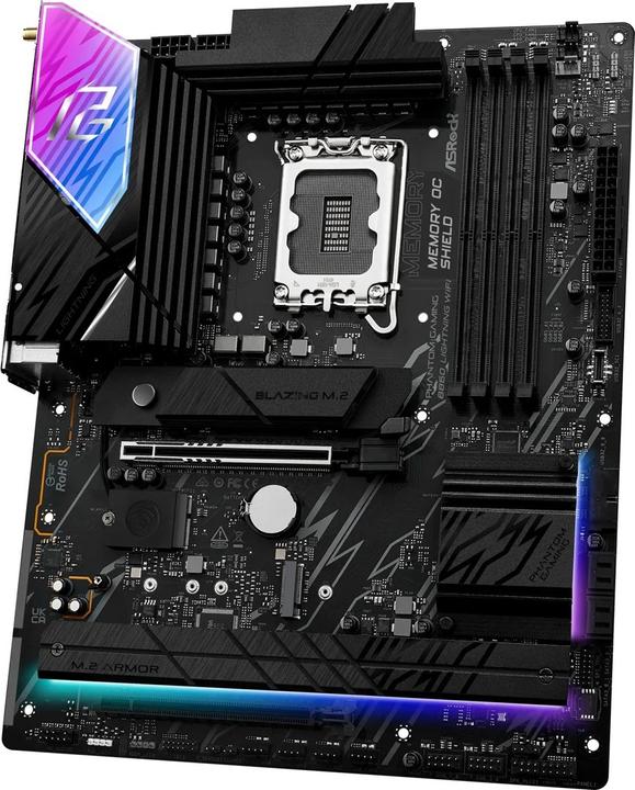 Actual product image AsRock B860 Lightning WiFi DDR5 S retail (LGA 1851, Intel B860, ATX)
