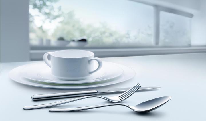 Produktbild WMF Essbesteck Besteckset 12 Personen Boston 66tlg Monobloc Edelstahl 18/10 poliert (66 Stück, Besteck Set)