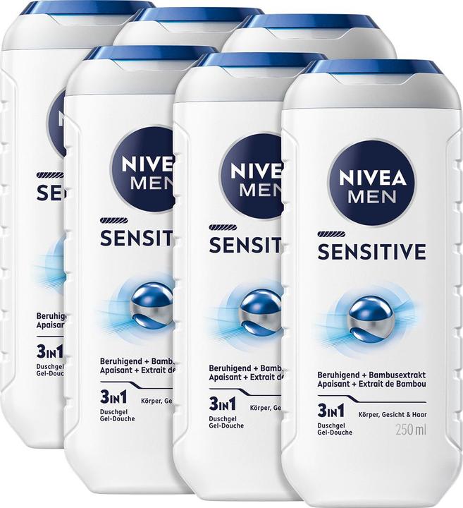 Produktbild NIVEA Multipack Pflegedusche Sensitive (6 Stück)