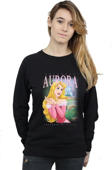 Actual product image Disney Interactive Studios Womens/Ladies Aurora Montage Cotton Sweatshirt (XL)