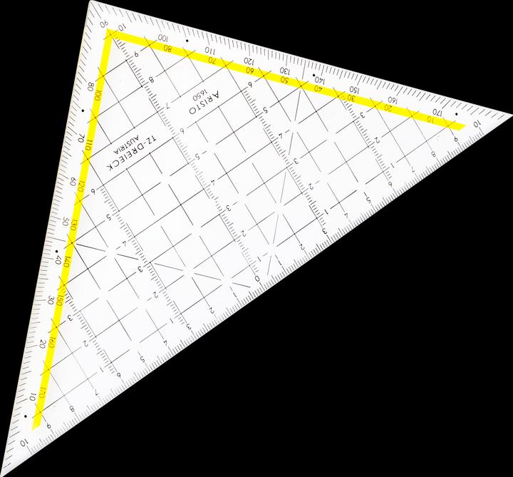 Actual product image Aristo Tz triangle, 22.5 cm, 1650-1 (22.50 cm)