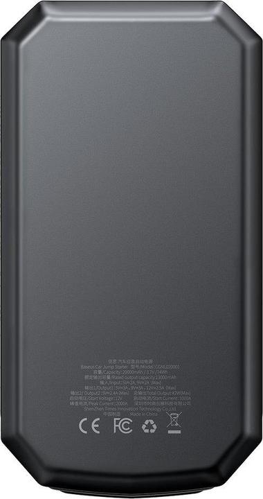 Image du produit Baseus Max Car Jump Starter (20000 mAh, 42 W, 74 Wh)