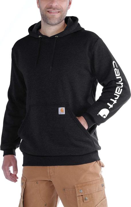 Actual product image Carhartt Sleeve Logo Hooded Sweatshirt (L)