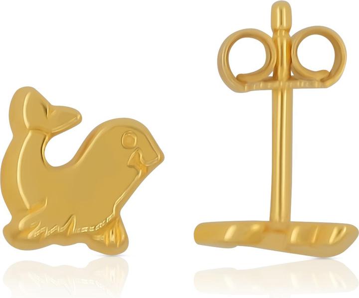 Produktbild Muau Ohrstecker (Gelbgold)