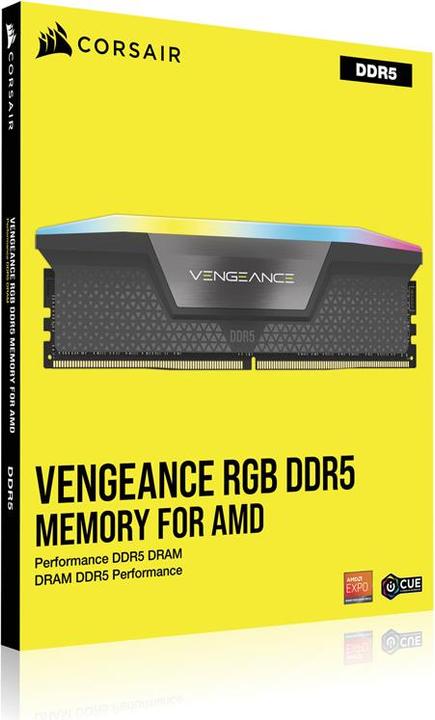 Produktbild Corsair Vengeance RGB (2 x 32GB, 5600 MHz, DDR5-RAM, DIMM)