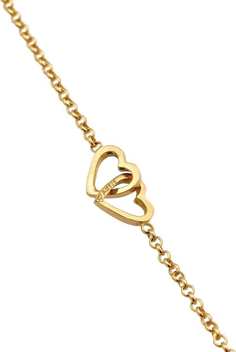 Actual product image Elli Foot Jewellery Heart Love Intertwined 925 Silver (925 sterling silver, 25 cm)