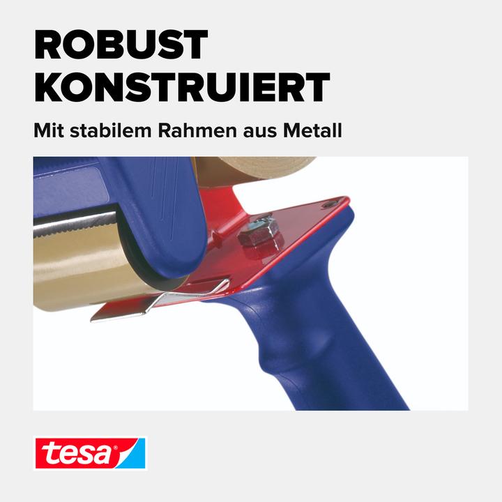 Produktbild tesa tesapack 6300 ECONOMY Handabroller - Für Klebebänder mit bis zu 50 cm Breite