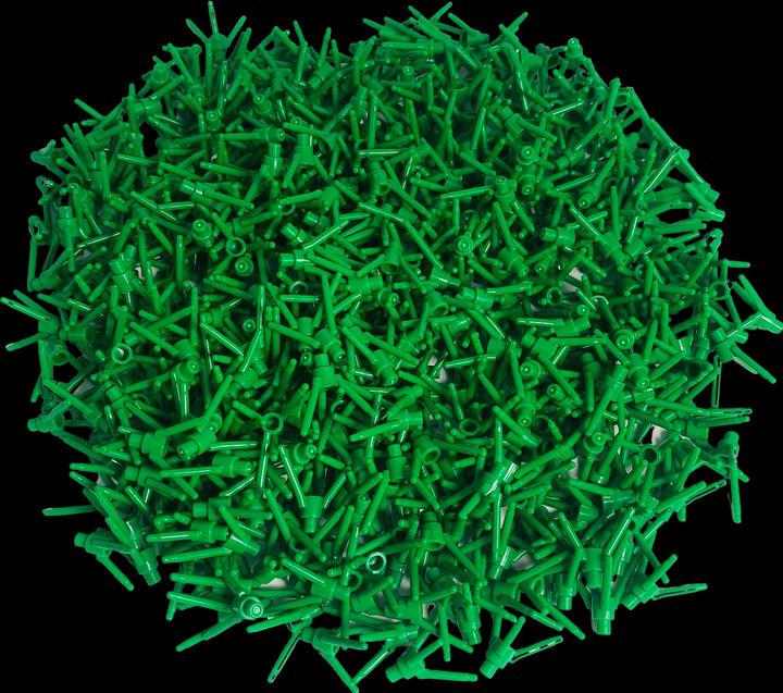 Immagine prodotto LEGO Fondo del fiore verde - Foglie della pianta Stelo del fiore verde 3741 - 100x (3741, Accessori LEGO)