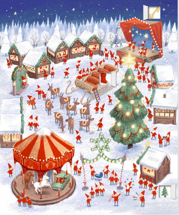 Actual product image In the enchanted Christmas forest