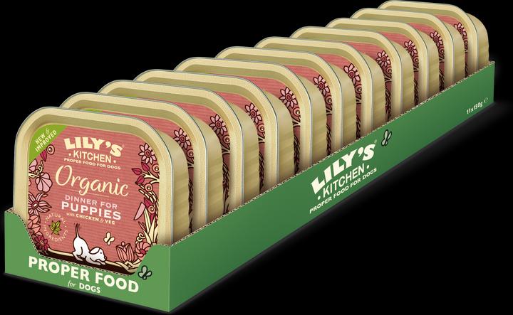 Produktbild Lily's Kitchen Organic Dinner for Puppies (Junior, 11 Stk., 1650 g)
