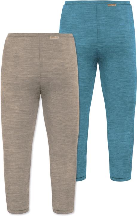Immagine prodotto Normani Confezione da 2 pantaloni baby merino con piedini - 9539 (56)
