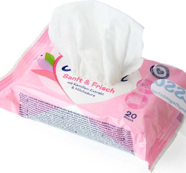 Actual product image dm Jessa Intimate care wipes (Intimate wipes)