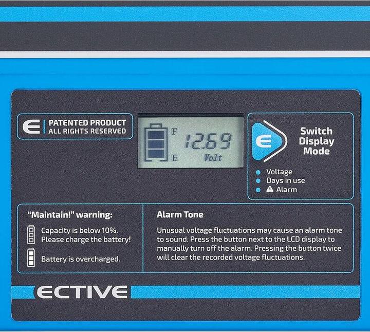Produktbild Ective Deep Cycle AGM Versorgungsbatterie 12V 115Ah m Display Batterie Wohnmobil (12 V, 115 Ah)